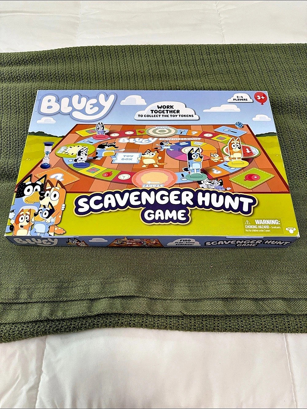 Bluey Scavenger Hunt Game Board Game